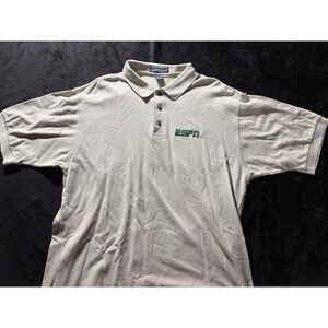 ESPN Vintage Polo Shirt Men XL, Short Sleeve, Y2K Sports